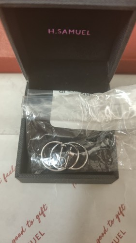 Sterling silver diamond double - silver,