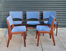 5x 1960 vintage model 89,  Danish Teak Erik Buch Dining Chairs