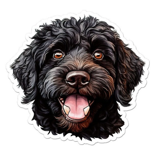 Labradoodle dog sticker decal - dog,