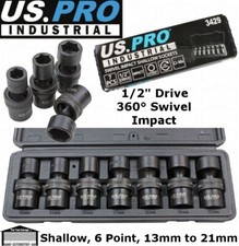 US PRO INDUSTRIAL 7pc 1/2" dr