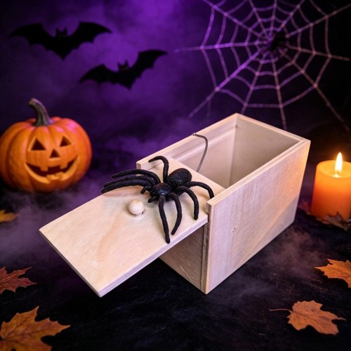 Spider prank box halloween - spider,