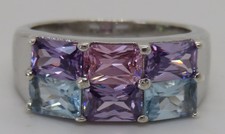 Sterling silver & amethyst