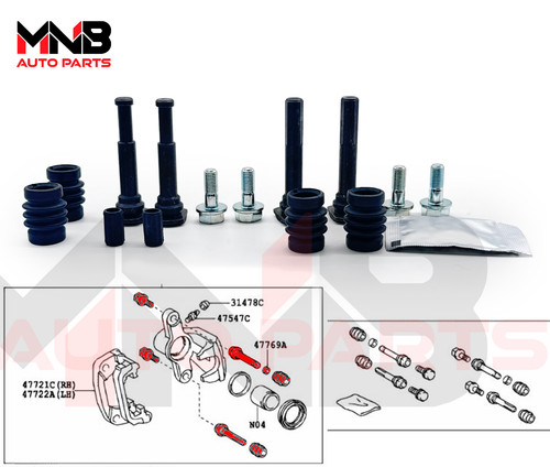 Rear caliper pin sleeve - rear,