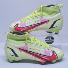 Nike Football Boots - Size 5.5 - Air Zoom Superfly 8 Pro Moulded Studs Yellow 