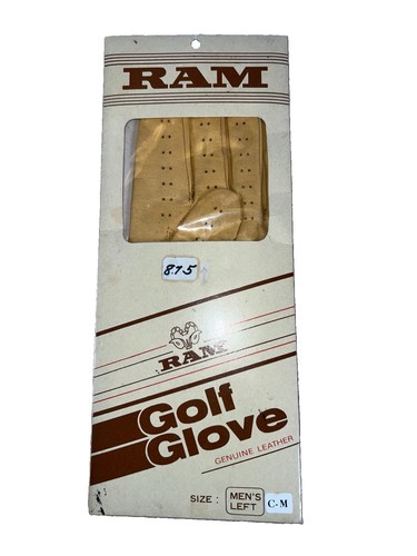 Vintage ram leather - golf, glove