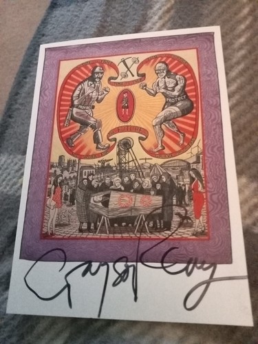 Grayson perry signed - post, card