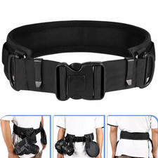 Camera Waist Belt Adjustable Photography Belt Hook Buckle SLR/DSLR Strap Pocket