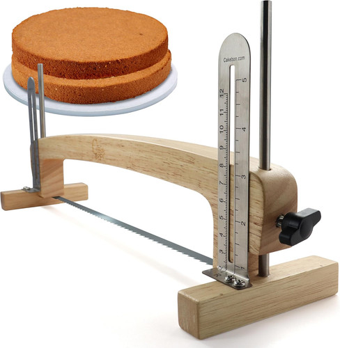 Adjustable cake leveler - adjustable, &