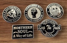 NORTHERN SOUL BADGE - 5 BADGE