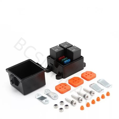 Way relay box with - 3,