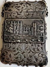 ANTIQUE  STERLING DOUBLE SIDED
