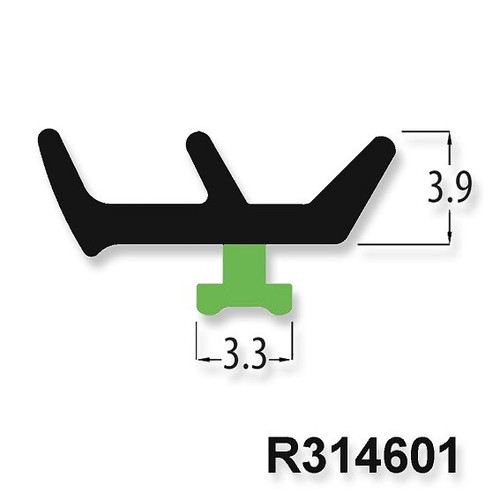 R3146 black upvc - e, window