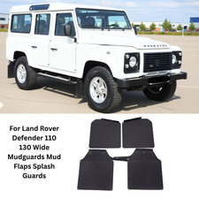 WIDE MUDGUARDS MUD FLAPS SPLASH GUARDS FOR LAND ROVER DEFENDER 110/130
