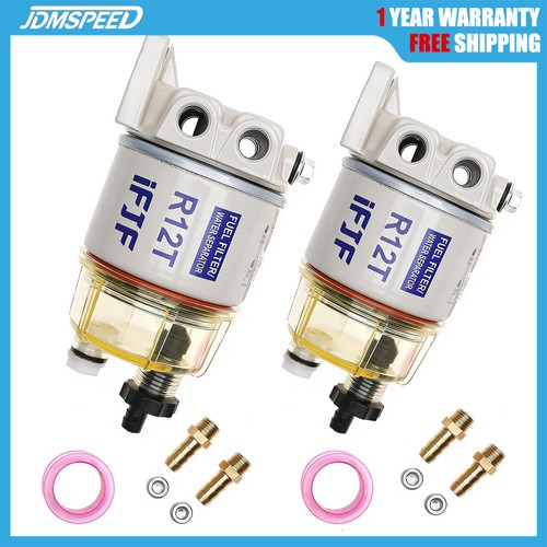 R12t oil fuel filter water - 2x,