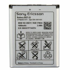 For SONY ERICSSON BST-33 AKKU
