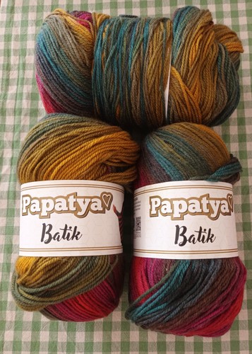 Papatya batik variegated yarn - batik,