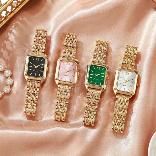 Women rectangle quartz - women's,