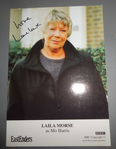 Eastenders signed cast card - eastenders,
