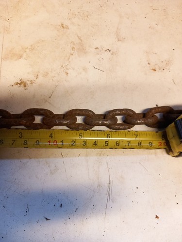 Old rusty chain - old, long