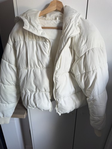 Monki white hooded - white,
