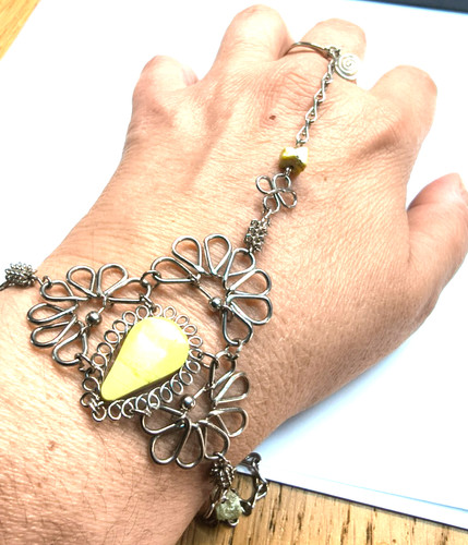 Boho hand chain - boho,