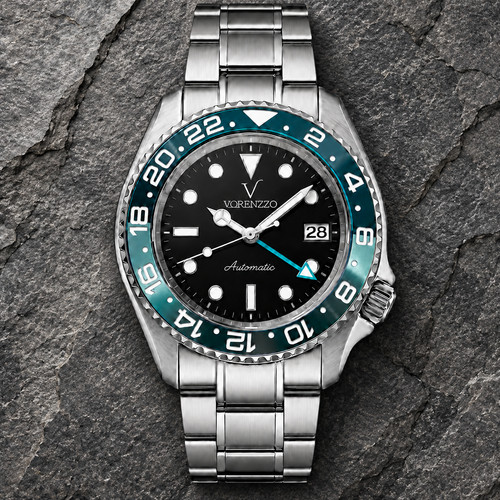 Vorenzzo automatic gmt watch - vorenzzo,