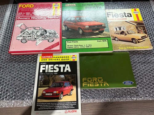Ford fiesta owners - owners, manuals