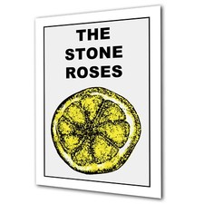 Poster Inspired by Stone Roses Lemon Madchester Legend Tribute Album Print