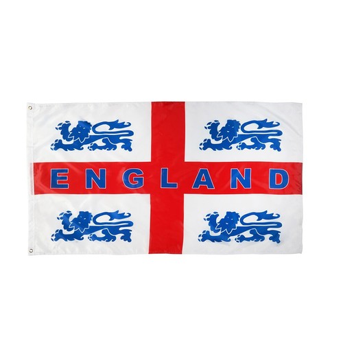 3x2ft england flag three lions - england,