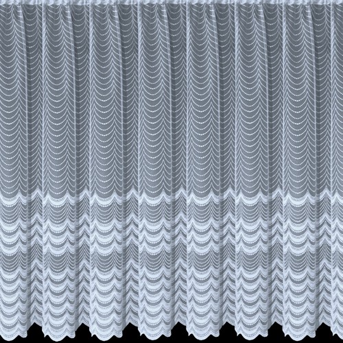 White net curtains - white,