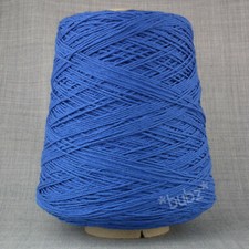 SOFT DOUBLE KNITTING COTTON YARN AZURE BLUE 500g CONE 10 BALLS DK WEAVE CROCHET