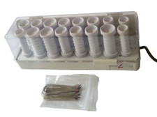 Hinari Lifestyler Heated Rollers Lightweight Hair Curlers 16Rollers + Pins Retro