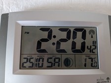 Acctim Radio Controlled Digital Wall/Desk Clock -Alzheimers/Dementia sufferers