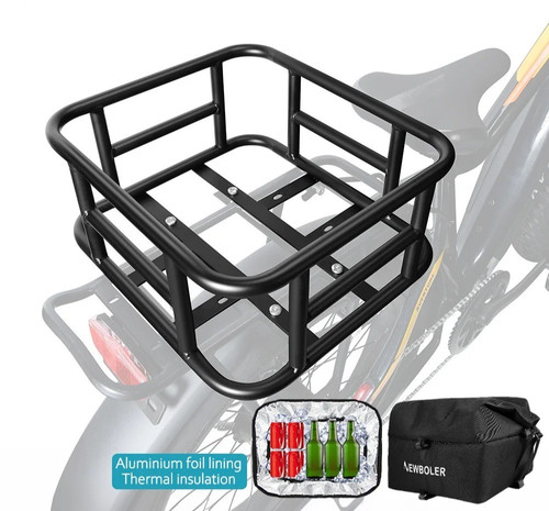 Rear bike basket metal - rear,