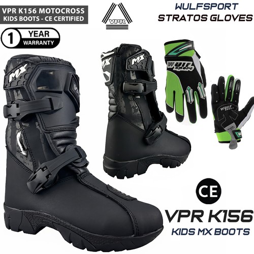 Wulf kids gloves off - mx, road
