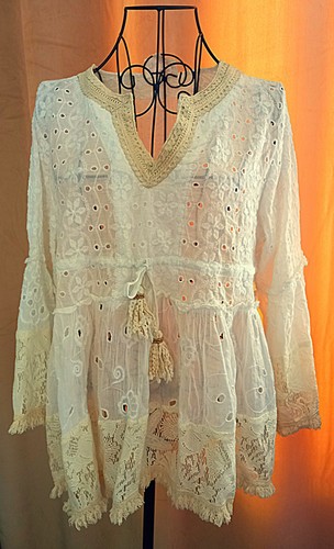 Beautiful gipsy queen - beautiful, white