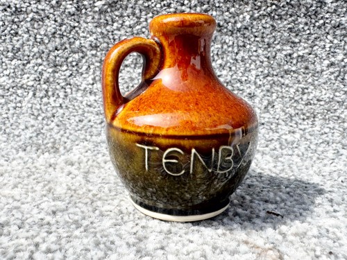 Vintage tenby jug ceramic - jug,