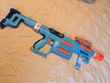 Nerf Elite 2.0 Lock N Load Blaster with 20 Darts Stock, Barrel, Foregrip, Scope