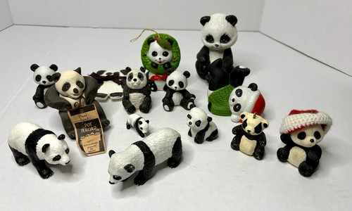 Lot mixed panda bears - mixed,