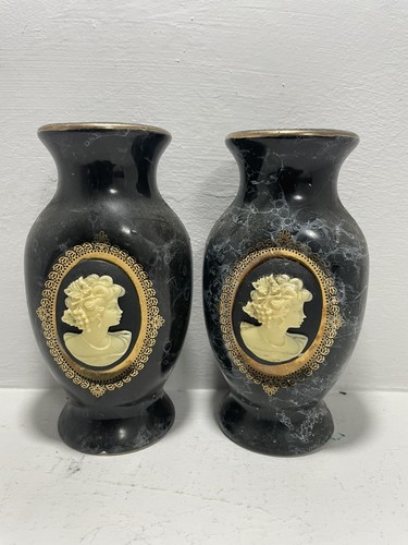 Japanese porcelain vase black