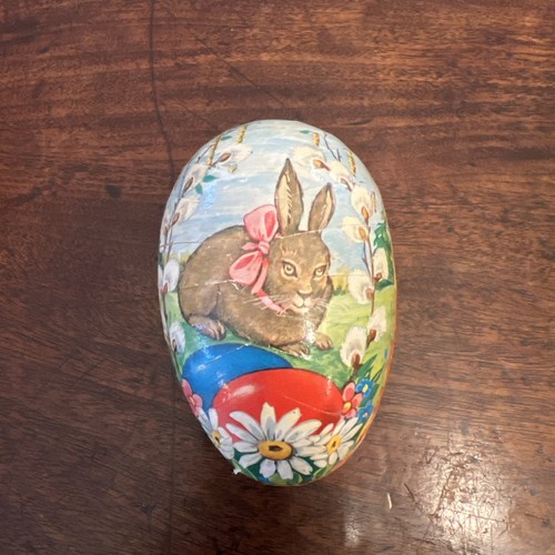 Vintage paper mache easter - paper, egg