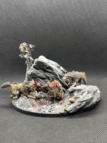 40k space wolves diorama - 40k,