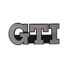 Front Grille Badge GTI Script