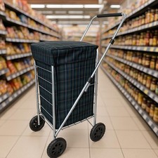 4 Wheel Shopping Cart Trolley