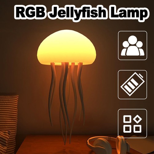 Jellyfish night light - night,