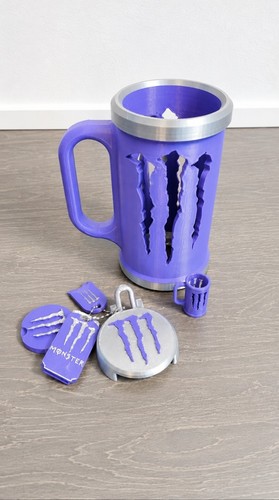 Monster energy can holder with - monster,