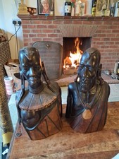 Pair hand carved - hand, african