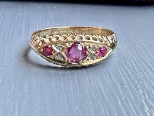 Antique 18ct Gold Ruby &