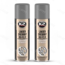 2 x K2 Silver Spray Paint Car