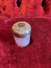 Lovely Small Victorian Solid Silver Vanity Jar